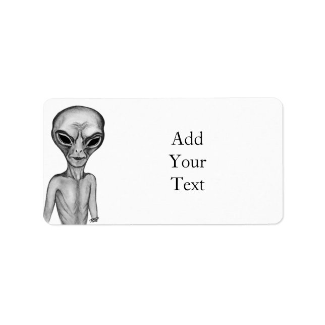 Etiqueta de Alimento gris (Frente)