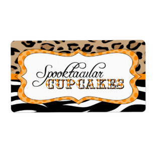 Etiqueta de alimentos Cupcakes Spooktacular
