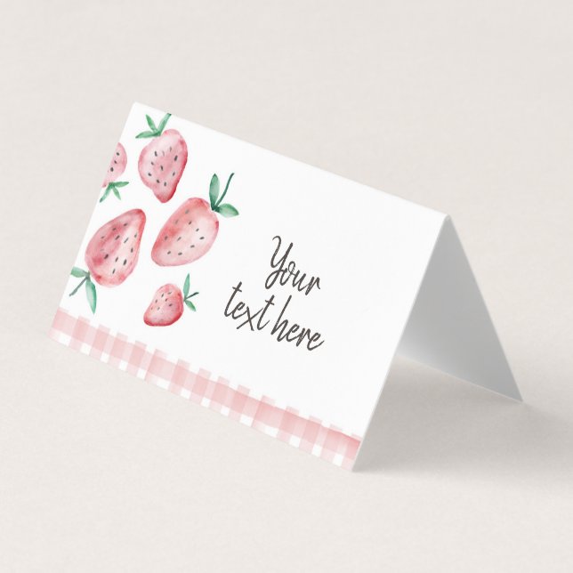 Etiqueta de alimentos de fresa Tent Berry Sweet Bi (Anverso)