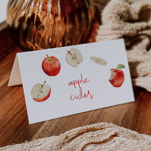 Etiqueta de alimentos de manzanas acuáticas