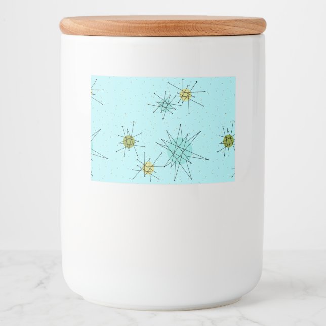 Etiqueta de alimentos para Starbursts Atómicos con (Anverso)