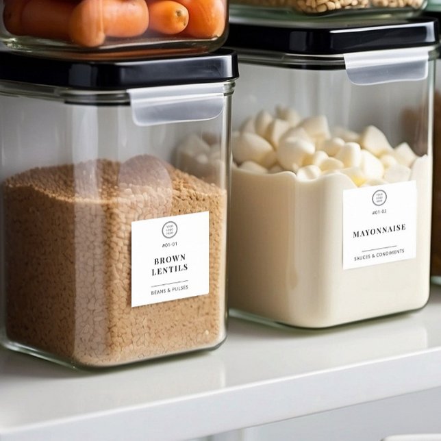 Etiqueta de almacenamiento de alimentos con logoti (Subido por el creador)