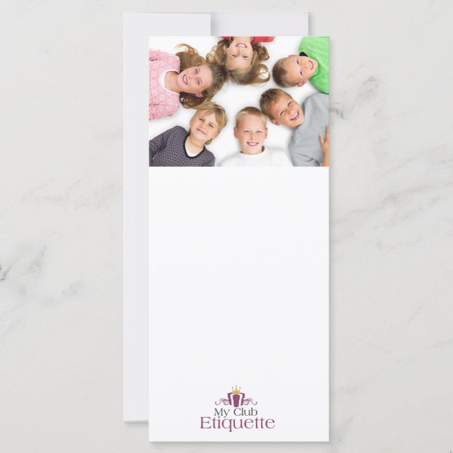 Etiqueta de amor infantil (Anverso)