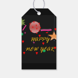 Etiqueta de año nuevo