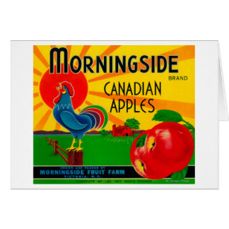 Etiqueta de Apple Morningside en Canadá