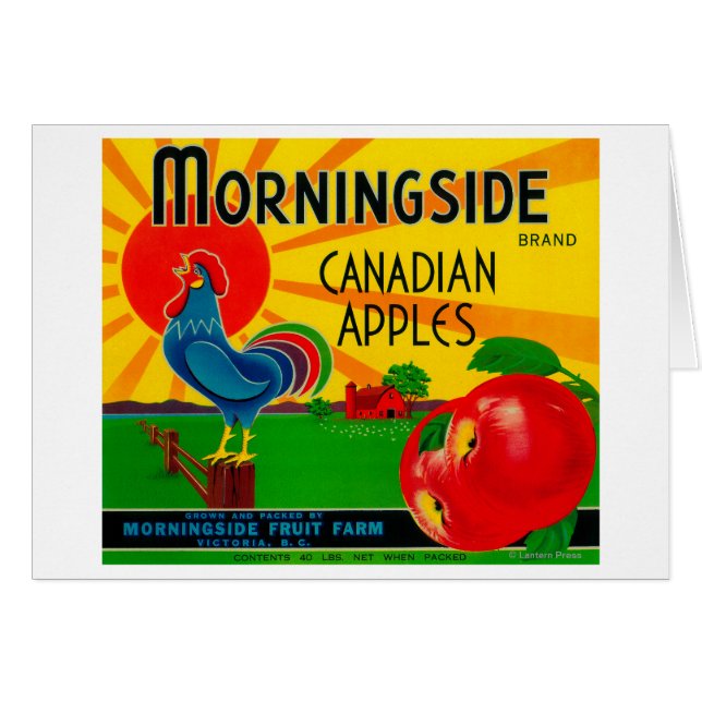 Etiqueta de Apple Morningside en Canadá (Anverso (Horizontal))