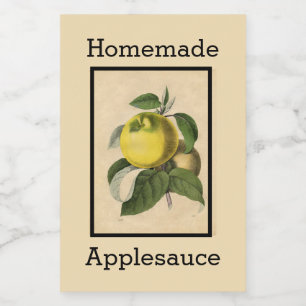 Etiqueta de Applesauce antigua