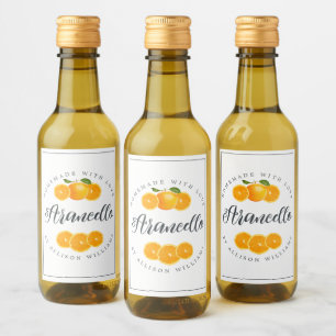 Etiqueta de Arancello casero personalizado