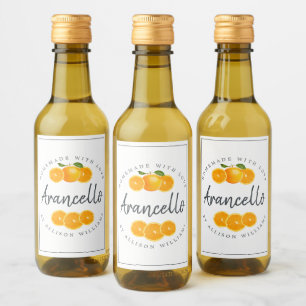 Etiqueta de Arancello casero personalizado