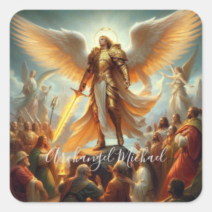 Etiqueta de Archangel Michael Square