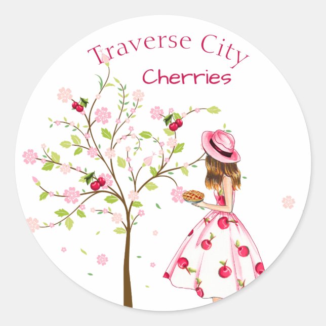 Etiqueta de arenque de cerezo (Anverso)