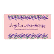 Etiqueta de aromaterapia Potpourri casera