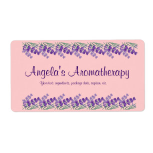 Etiqueta de aromaterapia Potpourri casera