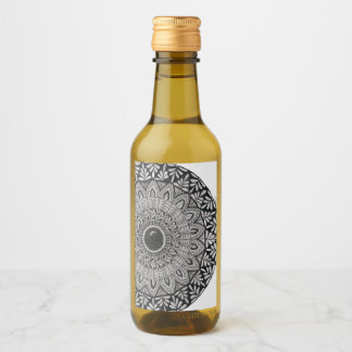 etiqueta de arte de mandala de botella de vino min