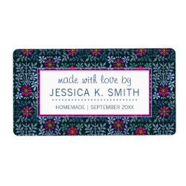 Etiqueta de arte y arte para el renacimiento flora