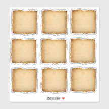 Etiqueta de artesanía rústica de papel antiguo