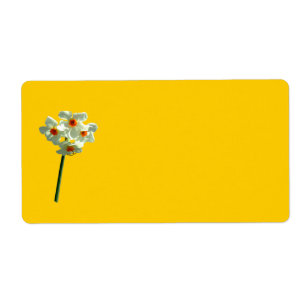 Etiqueta de Avery del narciso
