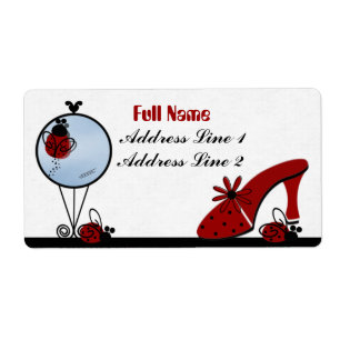 Etiqueta de Avery Ladybug