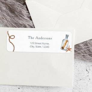 Etiqueta de Baby Shower acuarela