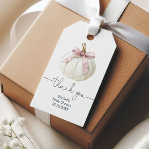 Etiqueta de Baby Shower de agradecimiento de calab