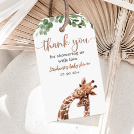 Etiqueta de Baby Shower de Giraffe