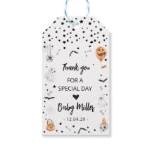 Etiqueta de Baby Shower Little Boo Halloween