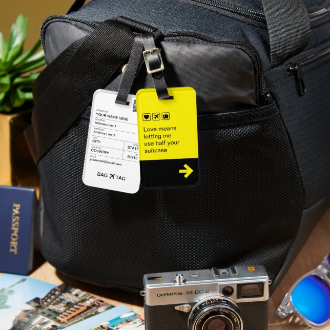 ETIQUETA DE BAG - El amor significa... (Anverso & Reverso)