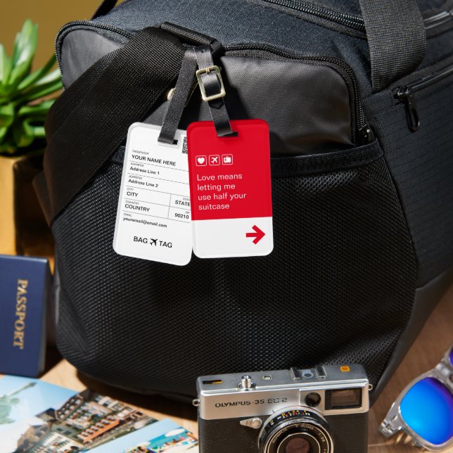 ETIQUETA DE BAG - El amor significa... (Anverso & Reverso)