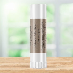 Etiqueta de balón de labio impermeable estilo pape