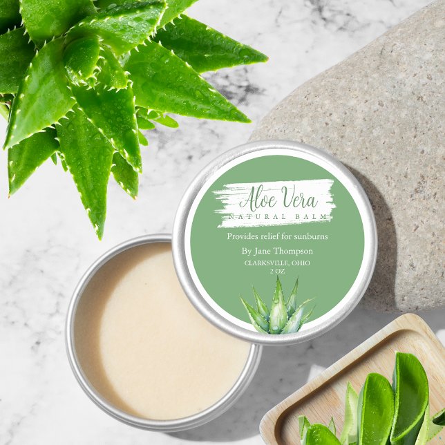 Etiqueta de balón natural de Aloe Vera (Subido por el creador)