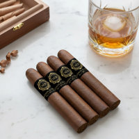 Etiqueta de Banda de Cigarro de Bodas con Monogram