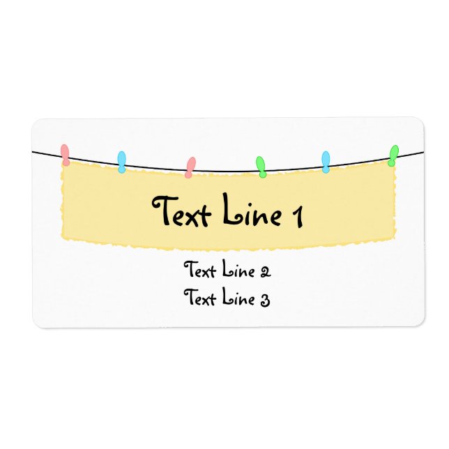 Etiqueta de banner (Frente)