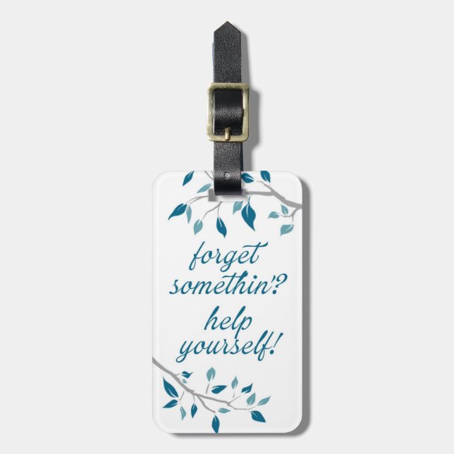 Etiqueta de baño de bienvenida (Frente Vertical)