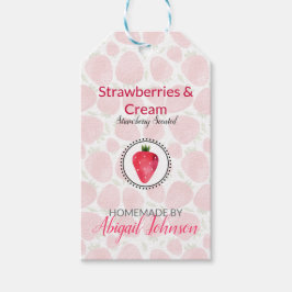 Etiqueta de Baño y Cuerpo de Fresa | Etiqueta de P