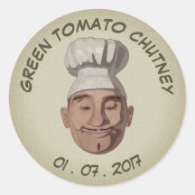 Etiqueta de barra personalizada de estilo retro