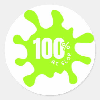 Etiqueta de basura de IA al 100%
