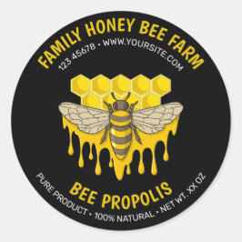 Etiqueta de Bee Hive Propolis