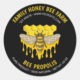 Etiqueta de Bee Hive Propolis