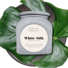 Etiqueta de beige para envasado de productos con v