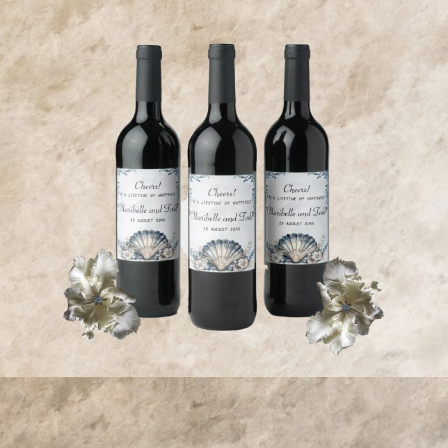 Etiqueta de Boda acuática majestuosa Mia (Subido por el creador)