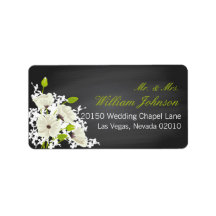 Etiqueta de Boda de álbumes blancos