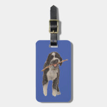 Etiqueta de bolsa de Aussiedoodle