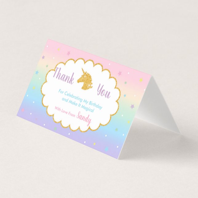 Etiqueta de bolsa de la fiesta de cumpleaños mágic (Anverso)