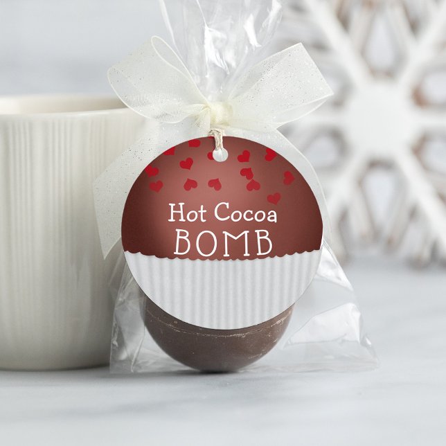 Etiqueta de bomba de cacao caliente (Subido por el creador)