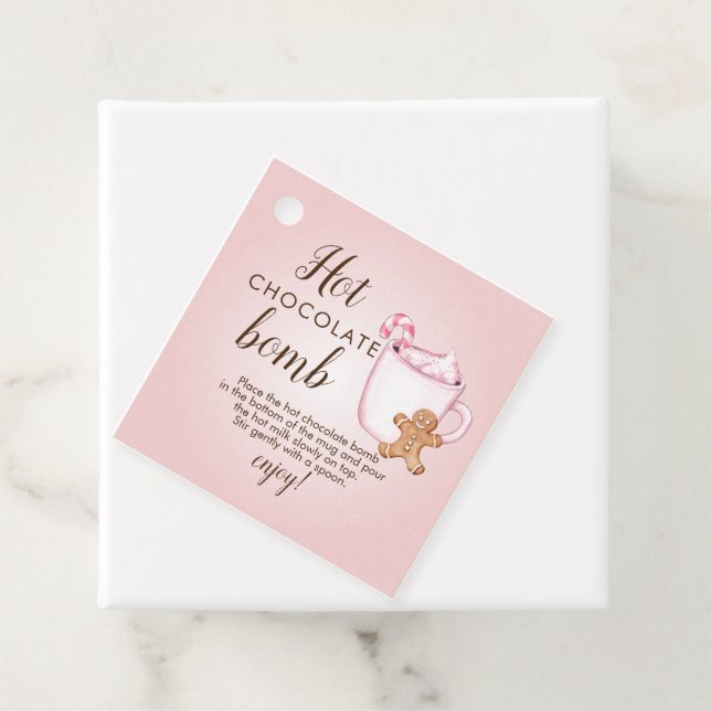 Etiqueta de bomba de chocolate caliente (In situ)