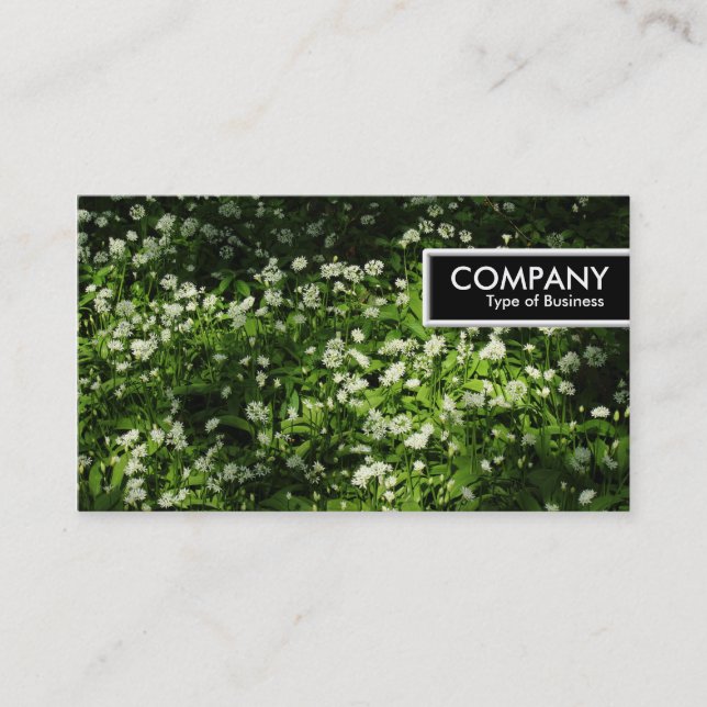 Etiqueta de borde - ajo salvaje (Anverso)