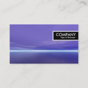 Etiqueta de borde - Amanecer púrpura