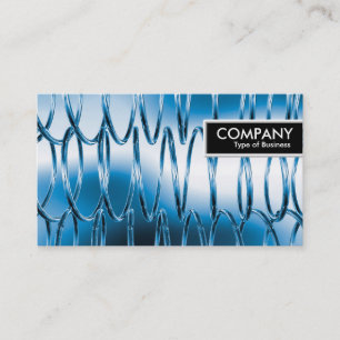 Etiqueta de borde - Azul de primavera