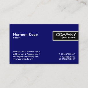 Etiqueta de borde - Azul oscuro (000066)