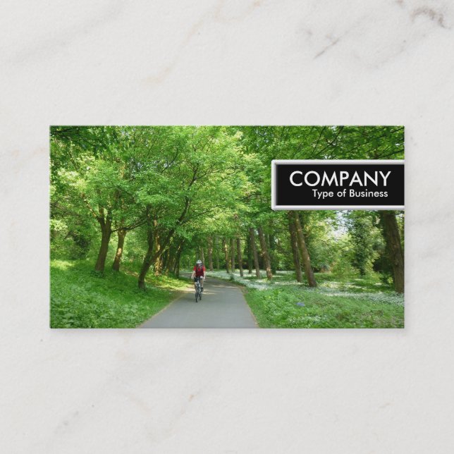 Etiqueta de borde - Camino de ciclo (Anverso)